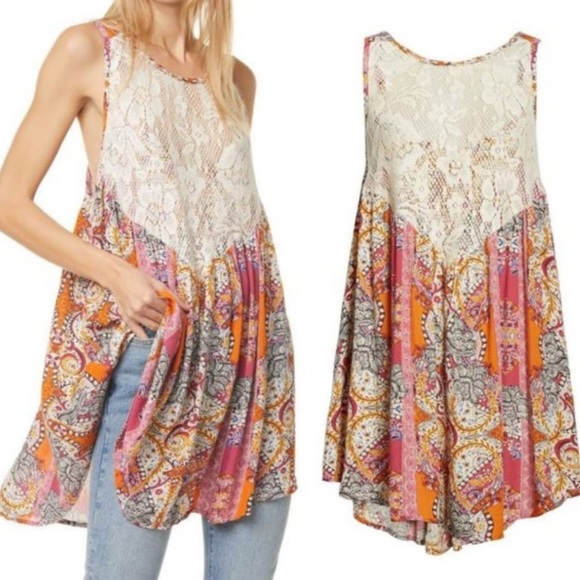 Free People Tops - Free People Count Me In Trapeze Mini Dress